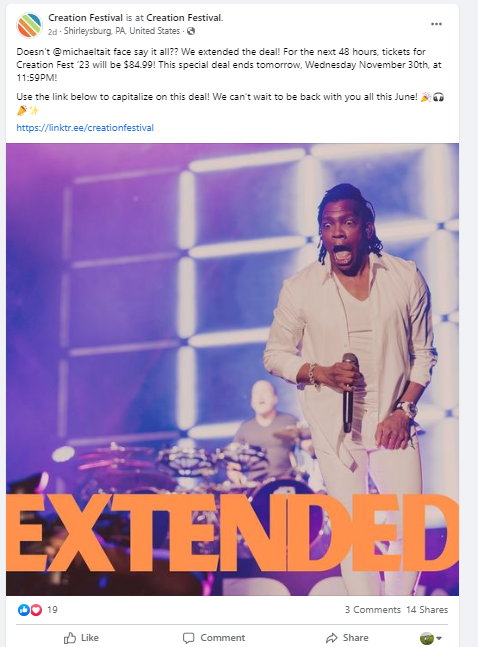 Extended Sale